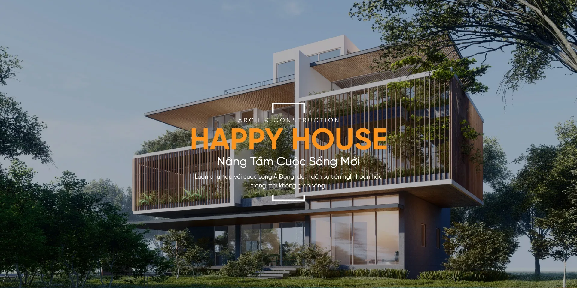 Website Công Ty Xây Dựng Happy House